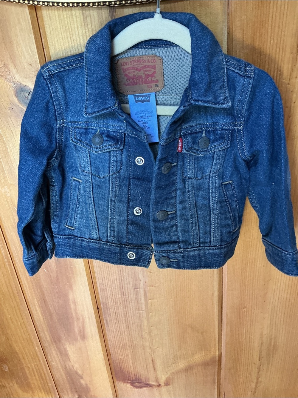 Levi's Kids Blue Denim Jacket 12 months NWOT.